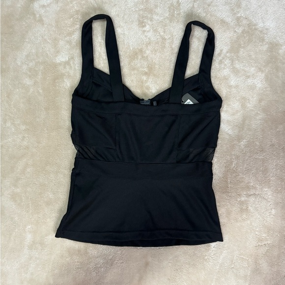 !NWT! Armani Exchange Mesh Cut-Out Tank - Picture 2 of 8